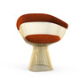 Knoll International Gold Armchair Platner Von Knoll International  Circa Brick