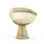 Knoll International Gold Armchair Platner Von Knoll International  Circa Ivory