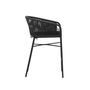 Yanet Outdoor Barhocker von Kave Home im 4er Set - Schwarz