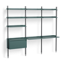 HAY Regalsystem Combination 13 - 3 Coloumn Pier von Hay PS Blue , Black
