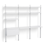 HAY Regalsystem Combination 13 - 3 Coloumn Pier von Hay PS White , Clear