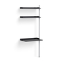 HAY Regalsystem Combination 10 - Add On Pier von Hay PS Black , Clear