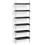 HAY Regalsystem Combination 101 - 1 Coloumns Pier von Hay PS Black , Clear
