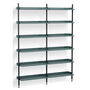 HAY Regalsystem Combination 102 - 2 Coloumns Pier von Hay PS Blue , Black