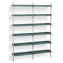HAY Regalsystem Combination 102 - 2 Coloumns Pier von Hay PS Blue , Clear