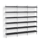 HAY Regalsystem Combination 103 - 3 Coloumn Pier von Hay PS Black , Clear