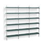 HAY Regalsystem Combination 103 - 3 Coloumn Pier von Hay PS Blue , Clear