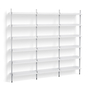 HAY Regalsystem Combination 103 - 3 Coloumn Pier von Hay PS White , Clear