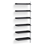 HAY Regalsystem Combination 100 - Add On Pier von Hay PS Black , Clear