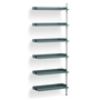 HAY Regalsystem Combination 100 - Add On Pier von Hay PS Blue , Clear