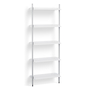 HAY Regalsystem Combination 111 - 1 Coloumn Pier von Hay PS White , Clear