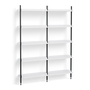 HAY Regalsystem Combination 112 - 2 Coloumn Pier von Hay PS White , Black