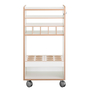 Tojo Rollcontainer Fahrbar von Tojo Mobile with horizontal bottle insert