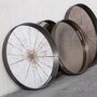 Ethnicraft Rundes Tablett Slice Light Aged von Ehtnicraft Ø48 cm / H: 4 cm