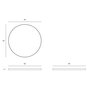 Rundes Tablett Slice von Ehtnicraft