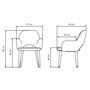 Chair arms Cosy fabric von Polspotten
