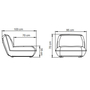 Puff Lounge Chair Berry - Sofa von polspotten