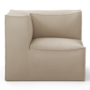Ferm Living Catena Connecting Corner W: 95 cm / D: 95 cm, Natural - Rich Linen
