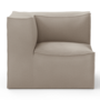 Ferm Living Catena Connecting Corner W: 95 cm / D: 95 cm, Natural - Cotton Linen