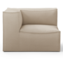 Ferm Living Catena Connecting Corner W: 108 cm / D: 108 cm , Natural - Rich Linen