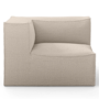 Ferm Living Catena Connecting Corner W: 108 cm / D: 108 cm , Natural - Wool Bouclé