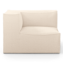 Ferm Living Catena Connecting Corner W: 108 cm / D: 108 cm , Off-White - Wool Bouclé