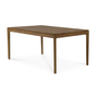 Ethnicraft Ausziehbarer Massivholztisch Bok von Ethnicraft W: 180 cm / D: 90 cm, Teak