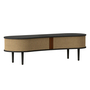 Umage TV Bank Audacious von Umage Sugar brown,  Black oak