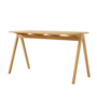 &Tradition Daystak Table RD2 W: 122 cm / D: 61 cm, Honey stained beech