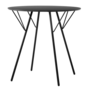 &Tradition RFH Terrace Table RD5 & RD6 Black, Ø: 97 cm