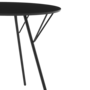 &Tradition RFH Terrace Table RD5 & RD6 Black, Ø: 97 cm