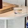 HAY Couchtisch Pyro Coffee Table von HAY White Powder-coated / Eggshell ceramic