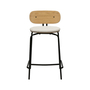 Umage Tresenhocker Curious Counter Stool Von Umage  Teddy White, Black -1