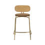 Umage Tresenhocker Curious Counter Stool Von Umage  Sugar brown, Brass-1