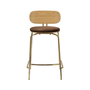 Umage Tresenhocker Curious Counter Stool Von Umage  Teddy Brown, Brass-1