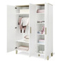 Pinolino Kleiderschrank Lumi Gross Von Pinolino  White