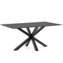 Kave Home Tisch Argo von Kave Home  Black, Glass