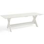 HAY Gartentisch Crate Dining von Hay White, L: 230 cm