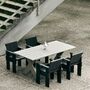 HAY Gartentisch Crate Dining von Hay White, L: 180 cm
