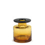Serax  Vase Wind & Fire von Serax Amber-Schwarz, Klein
