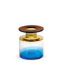 Serax  Vase Wind & Fire von Serax Blau-Amber, Klein