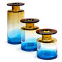 Serax  Vase Wind & Fire von Serax Blau-Amber, Gross
