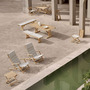Carl Hansen & Søn Liegestuhl 'BM5568' Teak unbehandelt