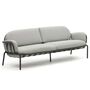 Grosses Gartenmöbel-Set Joncols von Kave Home - 3 Sitzer sofa - Gray