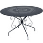 Fermob Tisch Montmartre von Fermob Anthracite 47, Ø: 117 cm 