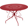 Fermob Tisch Montmartre von Fermob Chili 43, Ø: 117 cm 