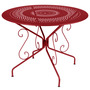 Fermob Tisch Montmartre von Fermob Chili 43, Ø: 96 cm 