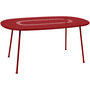 Fermob Ovaler Tisch Lorette 160 x 90 cm von Fermob Chili 43