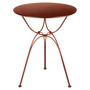 Fermob Tisch Airloop Ø 60 cm von Fermob Ochre red 20