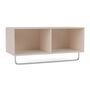 Montana Coat Shelf With Clothes Rack Clay 168